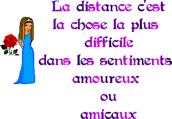 la distance